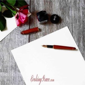 Fountain pen on desk